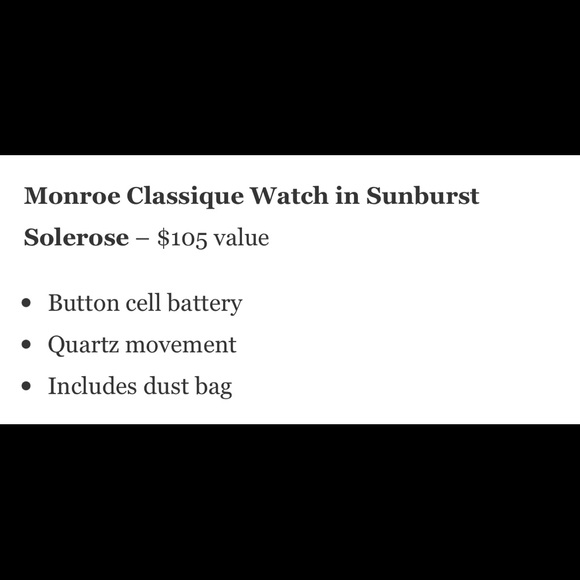 Brand new Monroe classique watch - Picture 2 of 6